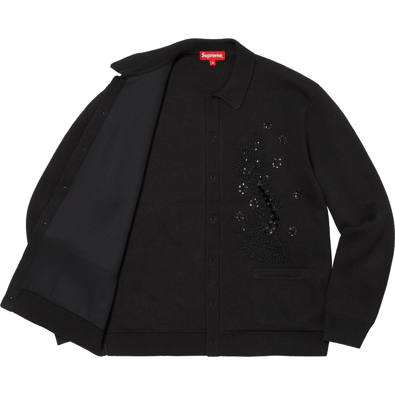 Beaded Appliqué Cardigan view 4